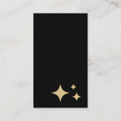 レトロ清掃用メイド金ゴールド電気掃除機C コーリングカード (裏面)