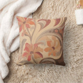 レトロ温暖フローラ枕 クッション (ブランケット)