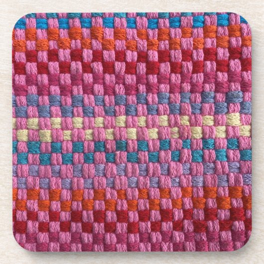 レトロ温熱懸命プラスチックコースター コースター (正面)