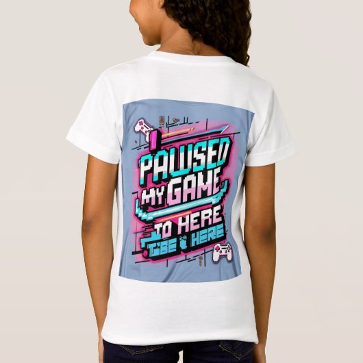 レトロ測定: 16ビット溶融コントローラ Tシャツ (裏面)