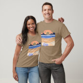 レトロ湖ライフ Tシャツ (ユニセックス)