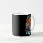 レトロ湾米国アメリカEst 2025アメリカ国旗G コーヒーマグカップ (正面右)