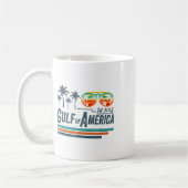 レトロ湾米国アメリカEst 2025アメリカ国旗G コーヒーマグカップ (左)