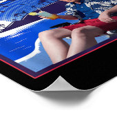 レトロ湾米国アメリカEst 2025アメリカ国旗G ポスター (角)