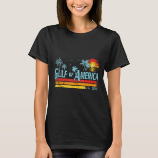 レトロ湾米国2025米国国旗の湾 Tシャツ