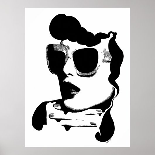 レトロ湿地 ポスター (正面)