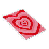 レトロ溝サイケデリックハート マグネット (右側)