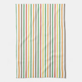 レトロ溝ストライプ型 キッチンタオル (縦)