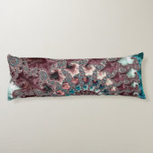 レトロ溝型折衷的ボヘミアンスパイラルフラクタル ボディピロー (裏面)