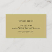 レトロ溝液体抽象芸術II 名刺 (裏面)