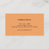 レトロ溝液抽象芸術IV 名刺 (裏面)