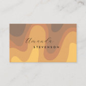 レトロ溝液抽象芸術V 名刺 (正面)