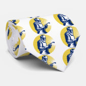 レトロ溶接工の溶接の労働者 ネクタイ (ロール)