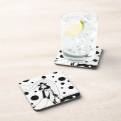 レトロ滑走路モデル、ヴィンテージアールデコファッション コースター (右側)