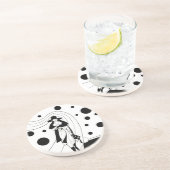 レトロ滑走路モデル、ヴィンテージアールデコファッション コースター (側面)