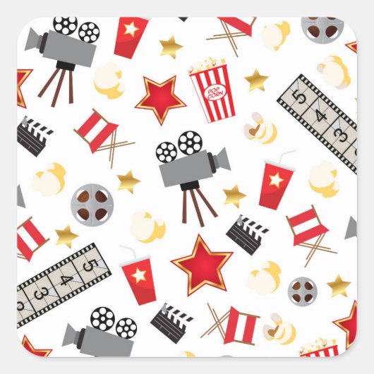 レトロ演技映画劇場/劇場 スクエアシール (正面)