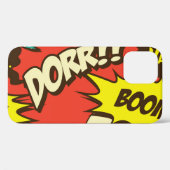 レトロ漫画の叫び：シームレスなパターン。 Case-Mate iPhoneケース (裏面 (横))