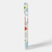 レトロ漫画の花お洒落幸せおもしろい Case-Mate iPhoneケース (裏面 / 左)