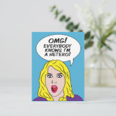 レトロ漫画はがき ポストカード (スタンド正面)