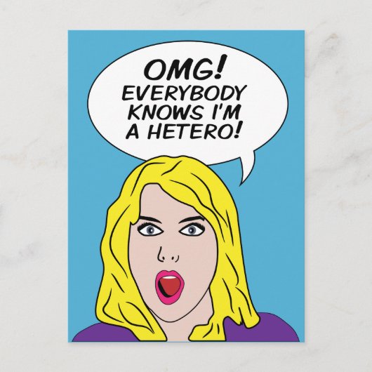 レトロ漫画はがき ポストカード (正面)