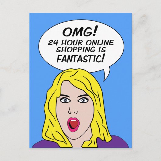 レトロ漫画はがき ポストカード (正面)