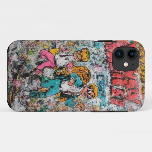 レトロ漫画アドベンチャーモバイルケース Case-Mate iPhoneケース (裏面(横))