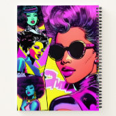 レトロ漫画アート ノートブック (裏面)