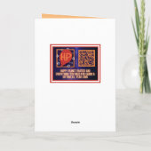 レトロ漫画ウィッチハロウィーン誕生日カード カード (裏面)