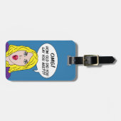 レトロ漫画カスタムラゲッジタグ ラゲッジタグ (正面横)