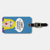 レトロ漫画カスタムラゲッジタグ ラゲッジタグ (正面横)