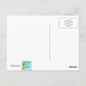 レトロ漫画ストリップ美しいはがき ポストカード (裏面)