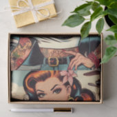 レトロ漫画タトガール 薄葉紙 (ギフト)