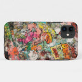 レトロ漫画ヒーローモバイルケース Case-Mate iPhoneケース (裏面(横))