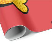 レトロ漫画ブックスタイル新年 ラッピングペーパー (ロールコーナー)