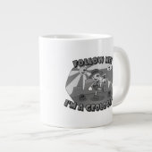 レトロ漫画後を追 – 私!地質学者だ! ジャンボコーヒーマグカップ (正面右)