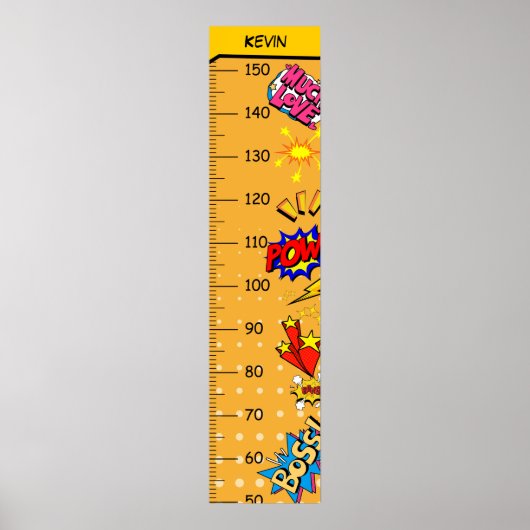 レトロ漫画成長図 ポスター (正面)