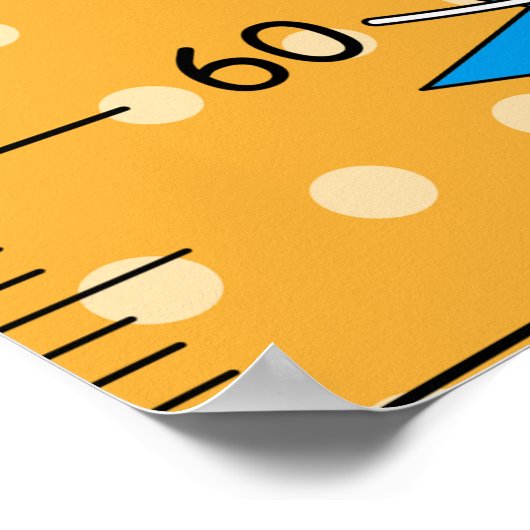 レトロ漫画成長図 ポスター (角)