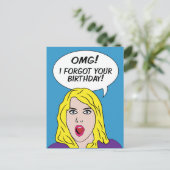 レトロ漫画日報はがき ポストカード (スタンド正面)