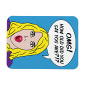 レトロ漫画磁石 マグネット (横)