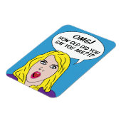 レトロ漫画磁石 マグネット (左側)