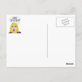 レトロ漫画誕生日はがき ポストカード (裏面)