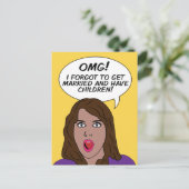 レトロ漫画 ポストカード (スタンド正面)