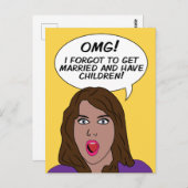 レトロ漫画 ポストカード (正面/裏面)