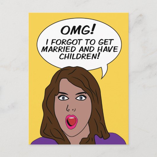 レトロ漫画 ポストカード (正面)