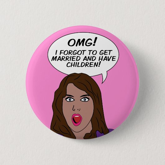 レトロ漫画 缶バッジ (正面)