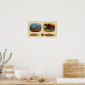 レトロ潜水艦 ポスター (キッチン)