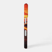 レトロ火山の輝き iPhone 16ケース (右側面)