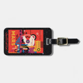 レトロ火星史跡宇宙観光 ラゲッジタグ (正面横)