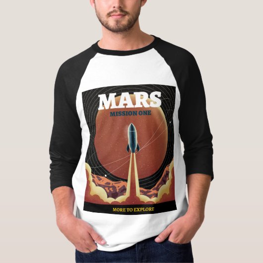 レトロ火星隊 Tシャツ (正面)