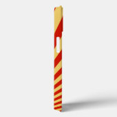 レトロ炎の太陽光線の背景 Case-Mate iPhoneケース (裏面 / 右)